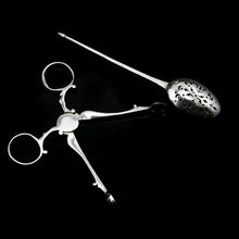 Load image into Gallery viewer, Antique Solid Silver Tea Caddy/Canister Set with Shagreen Box Case & Accessories - Peter (Pierre) Gillois 1759