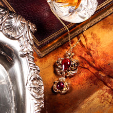 Load image into Gallery viewer, Magnificent Antique Victorian 18ct Gold Garnet Cabochon Necklace - c.1840