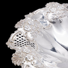 Load image into Gallery viewer, Victorian Solid Silver Fruit Basket - William Devenport 1897 - Artisan Antiques