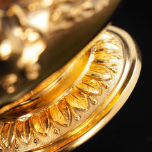 Load image into Gallery viewer, Magnificent Silver Gilt Cast Bowl - Important Jerningham Wine Cooler Inspired - London 1923 - Artisan Antiques