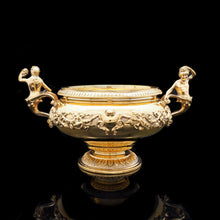 Load image into Gallery viewer, Magnificent Silver Gilt Cast Bowl - Important Jerningham Wine Cooler Inspired - London 1923 - Artisan Antiques