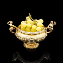 Load image into Gallery viewer, Magnificent Silver Gilt Cast Bowl - Important Jerningham Wine Cooler Inspired - London 1923 - Artisan Antiques
