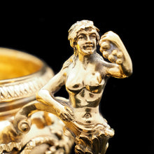 Load image into Gallery viewer, Magnificent Silver Gilt Cast Bowl - Important Jerningham Wine Cooler Inspired - London 1923 - Artisan Antiques