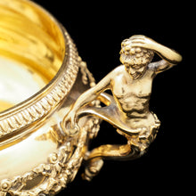 Load image into Gallery viewer, Magnificent Silver Gilt Cast Bowl - Important Jerningham Wine Cooler Inspired - London 1923 - Artisan Antiques