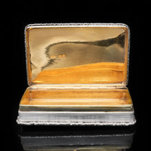 Load image into Gallery viewer, Large Georgian Solid Silver Table Snuff Box - Thomas Edwards 1836 - Artisan Antiques