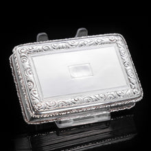Load image into Gallery viewer, Large Georgian Solid Silver Table Snuff Box - Thomas Edwards 1836 - Artisan Antiques