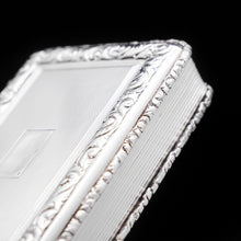 Load image into Gallery viewer, Large Georgian Solid Silver Table Snuff Box - Thomas Edwards 1836 - Artisan Antiques