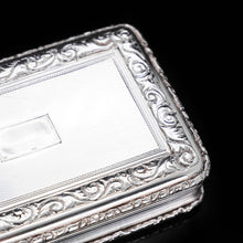 Load image into Gallery viewer, Large Georgian Solid Silver Table Snuff Box - Thomas Edwards 1836 - Artisan Antiques