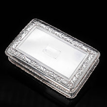 Load image into Gallery viewer, Large Georgian Solid Silver Table Snuff Box - Thomas Edwards 1836 - Artisan Antiques