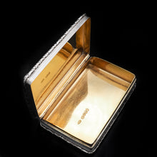 Load image into Gallery viewer, Large Georgian Solid Silver Table Snuff Box - Thomas Edwards 1836 - Artisan Antiques