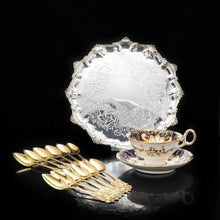 Load image into Gallery viewer, Magnificent Antique Vermeil (Silver Gilt) French Teaspoons - Boxed Set of 12 - Artisan Antiques