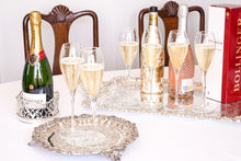 Load image into Gallery viewer, Rare & Large Antique Solid Silver Wine Coaster/Bottle Holder with Silver Base - Robert Garrard c.1840