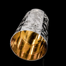 Load image into Gallery viewer, Antique Solid Silver Aesthetic Style Beaker/Cup - John Adlwinckle & James Slater 1881