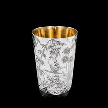 Load image into Gallery viewer, Antique Solid Silver Aesthetic Style Beaker/Cup - John Adlwinckle & James Slater 1881