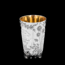 Load image into Gallery viewer, Antique Solid Silver Aesthetic Style Beaker/Cup - John Adlwinckle & James Slater 1881