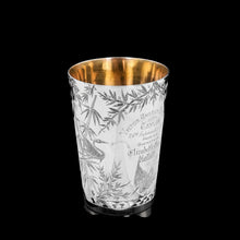 Load image into Gallery viewer, Antique Solid Silver Aesthetic Style Beaker/Cup - John Adlwinckle & James Slater 1881