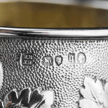 Load image into Gallery viewer, Antique Victorian Solid Silver Beaker/Cup with Superb Naturalistic Grapevine Design - Barnard 1871