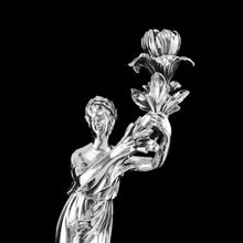 Load image into Gallery viewer, Antique English Solid Silver Figural Candlestick/Candleholder - Charles Thomas Fox & George Fox 1842