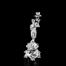 Load image into Gallery viewer, Antique English Solid Silver Figural Candlestick/Candleholder - Charles Thomas Fox & George Fox 1842