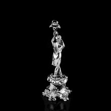 Load image into Gallery viewer, Antique English Solid Silver Figural Candlestick/Candleholder - Charles Thomas Fox & George Fox 1842