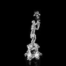 Load image into Gallery viewer, Antique English Solid Silver Figural Candlestick/Candleholder - Charles Thomas Fox & George Fox 1842