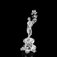 Load image into Gallery viewer, Antique English Solid Silver Figural Candlestick/Candleholder - Charles Thomas Fox & George Fox 1842