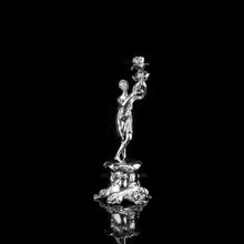 Load image into Gallery viewer, Antique English Solid Silver Figural Candlestick/Candleholder - Charles Thomas Fox & George Fox 1842