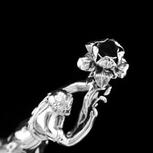 Load image into Gallery viewer, Antique English Solid Silver Figural Candlestick/Candleholder - Charles Thomas Fox & George Fox 1842