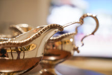 Load image into Gallery viewer, A Pair of Georgian Solid Silver Pedestal Sauce Boats - William Collins 1774 - Artisan Antiques