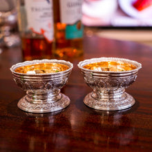 Load image into Gallery viewer, Magnificent Antique Solid Silver Georgian Pedestal Salts - Robert Hennell 1826