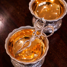 Load image into Gallery viewer, Antique Solid Silver Sugar Tongs/Nips Naturalistic Foliate Design - Francis Higgins 1859