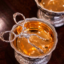 Load image into Gallery viewer, Antique Solid Silver Sugar Tongs/Nips Naturalistic Foliate Design - Francis Higgins 1859