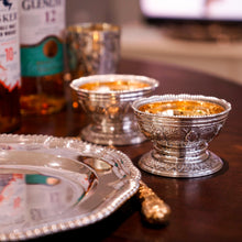Load image into Gallery viewer, Magnificent Antique Solid Silver Georgian Pedestal Salts - Robert Hennell 1826