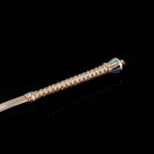 Load image into Gallery viewer, A Large Imperial Russian Solid Silver Enamel Champleve Spoon - Ivan Khlebnikov