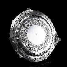 Load image into Gallery viewer, A Magnificent Georgian Sterling Silver Tray/Salver with Military Lieutenant Interest - James Fray 1833 - Artisan Antiques