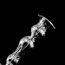 Load image into Gallery viewer, Magnificent Antique Solid Silver Pair of Rococo Candlesticks - 1890