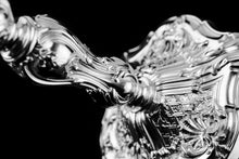 Load image into Gallery viewer, Magnificent Antique Solid Silver Pair of Rococo Candlesticks - 1890