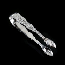 Load image into Gallery viewer, Antique Georgian Solid Silver Sugar Tongs Grapevine Design - William Eley & William Fearn 1823