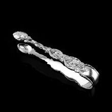 Load image into Gallery viewer, Antique Georgian Solid Silver Sugar Tongs Grapevine Design - William Eley & William Fearn 1823