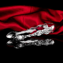 Load image into Gallery viewer, Antique Georgian Solid Silver Sugar Tongs Grapevine Design - William Eley & William Fearn 1823