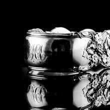 Load image into Gallery viewer, Antique Georgian Solid Silver Sugar Tongs Grapevine Design - William Eley & William Fearn 1823