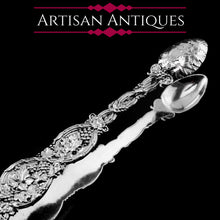 Load image into Gallery viewer, Antique Georgian Solid Silver Sugar Tongs Grapevine Design - William Eley & William Fearn 1823