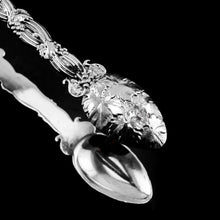 Load image into Gallery viewer, Antique Georgian Solid Silver Sugar Tongs Grapevine Design - William Eley & William Fearn 1823