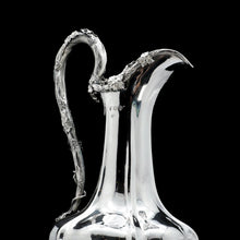 Load image into Gallery viewer, A Splendid Victorian Solid Silver Wine Ewer/Jug with Grape Vines - Benjamin Smith 1846 - Artisan Antiques