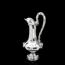 Load image into Gallery viewer, A Splendid Victorian Solid Silver Wine Ewer/Jug with Grape Vines - Benjamin Smith 1846 - Artisan Antiques