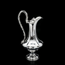 Load image into Gallery viewer, A Splendid Victorian Solid Silver Wine Ewer/Jug with Grape Vines - Benjamin Smith 1846 - Artisan Antiques