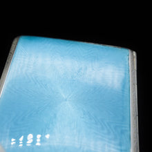 Load image into Gallery viewer, Solid Silver Guilloché Enamel Cigarette Case - F B Reynolds 1926 - Artisan Antiques