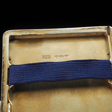 Load image into Gallery viewer, Solid Silver Guilloché Enamel Cigarette Case - F B Reynolds 1926 - Artisan Antiques