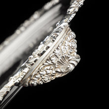 Load image into Gallery viewer, A Large Solid Silver Salver Edwardian - William Mammatt & Son 1902 - Artisan Antiques