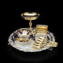 Load image into Gallery viewer, A Large Solid Silver Salver Edwardian - William Mammatt & Son 1902 - Artisan Antiques